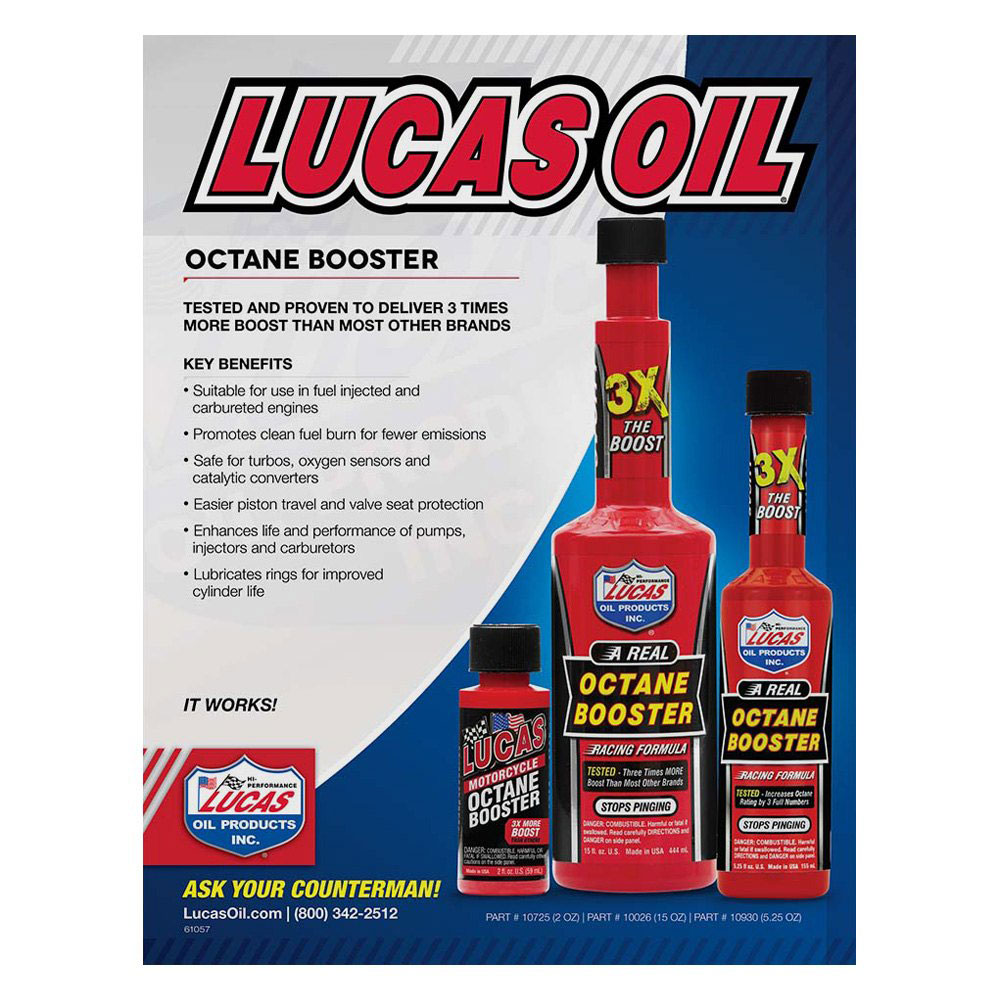 اکتان بوستر (مکمل بنزین) لوکاس اویل - Lucas Oil Octane Booster