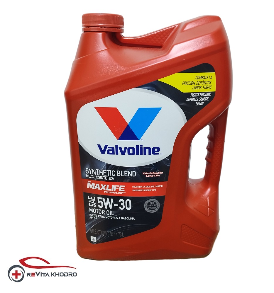 روغن موتور والوالین 5w-30 MAXLIFE حجم 4.7 لیتر VALVOLINE