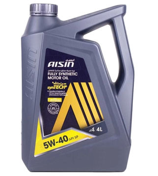 روغن موتور آیسین 5W40 SP مدل +syn TECH حجم 4 لیتر