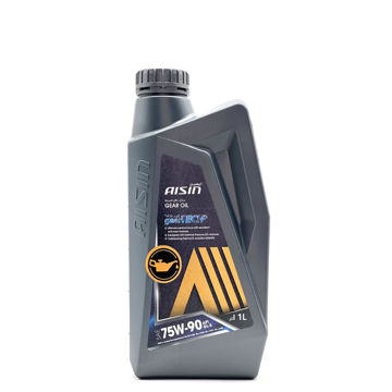 روغن گیربکس آیسین 75W90 GL5 مدل +green tech حجم 1 لیتر