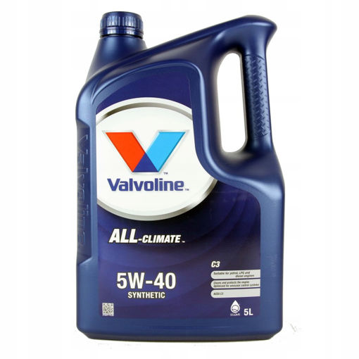 روغن موتور والوالین 5W40 SN C3 مدل ALL CLIMATE حجم 5 لیتر