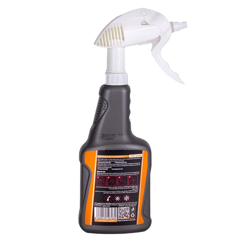 اسپری براق‌کننده تایر Carma Care مدل Long Lasting حجم 500 گرم