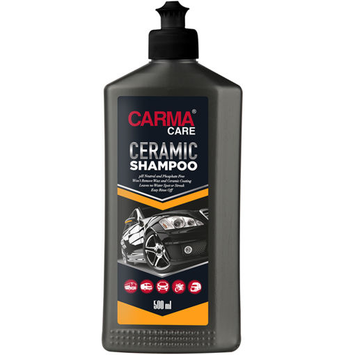 شامپو سرامیک بدنه خودرو کارماکر مدل Ceramic حجم 500 میلی‌لیتر