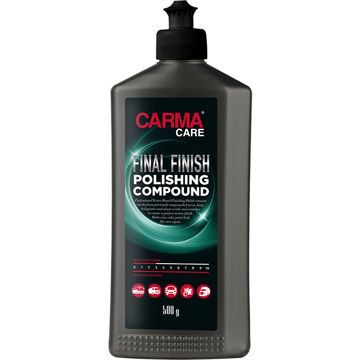 پولیش نرم آنتی هولوگرام بدنه خودرو Carma Care مدل Final Finish حجم 500 میلی‌لیتر
