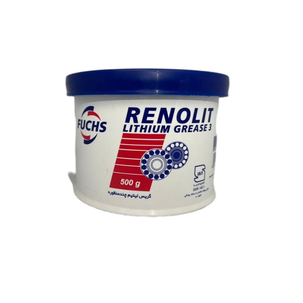 گریس لیتیومی چندمنظوره فوکس RENOLIT Lithium Grease 3 وزن 500 گرم