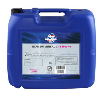 روغن موتور دیزل فوکس Fuchs TITAN 10W40 CI-4 گالن 20 لیتری