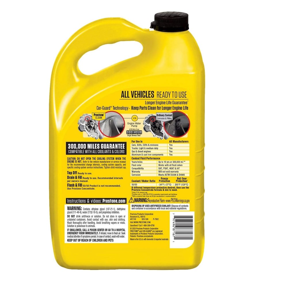 کولانت(ضد یخ) پرستون %55 -  Prestone Coolant