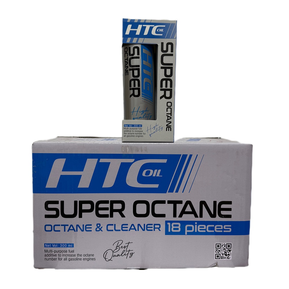 کارتن 18 عددی اکتان بوستر اچ تی سی HTC Oil Super Octane | افزایش اکتان بنزین + ارسال رایگان